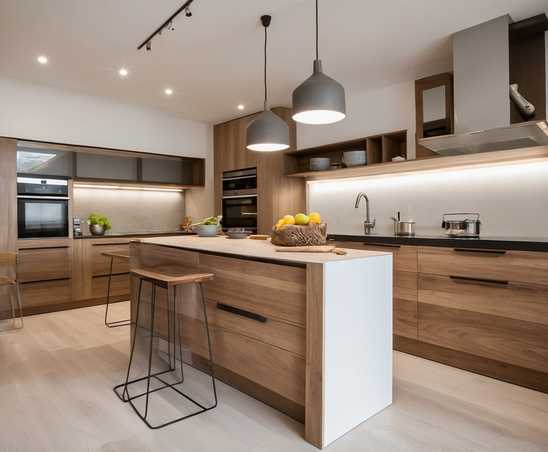 Cocina a medida en roble europeo